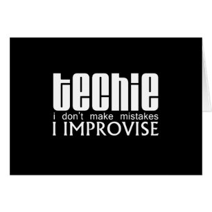 Techieは即席に作ります