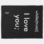 Techie毛布 フリースブランケット (正面(横))