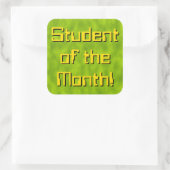 Techie「Student of the Month!」 シール (バッグ)