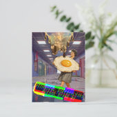 Techincal Difficulties Please Stand By Collage ポストカード (スタンド正面)