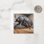 Techline Beetle Greeting Card ノートカード (正面/裏面インサイチュ)