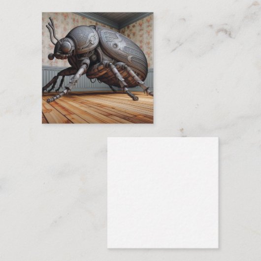 Techline Beetle Greeting Card ノートカード (正面/裏面)