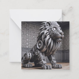 Techline Lion Greeting Card ノートカード