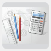 Technical Drawing Office Supplies スクエアシール (正面)