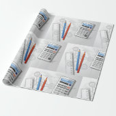 Technical Drawing Office Supplies ラッピングペーパー (アンロールド)