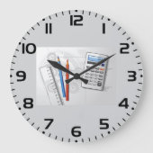 Technical Drawing Office Supplies ラージ壁時計 (正面)