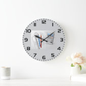 Technical Drawing Office Supplies ラージ壁時計 (ホーム)