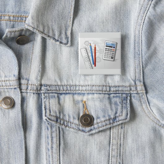 Technical Drawing Office Supplies 缶バッジ (インサイチュ)