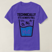 Technically It's Always Full Science Chemistry Sar Tシャツ (デザイン正面)