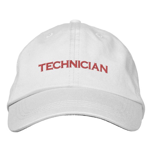 TECHNICIAN Embroidered Hat 刺繍入りキャップ (正面)