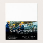 Technician Engineers | Oil Refinery 名刺 (外部フラット)