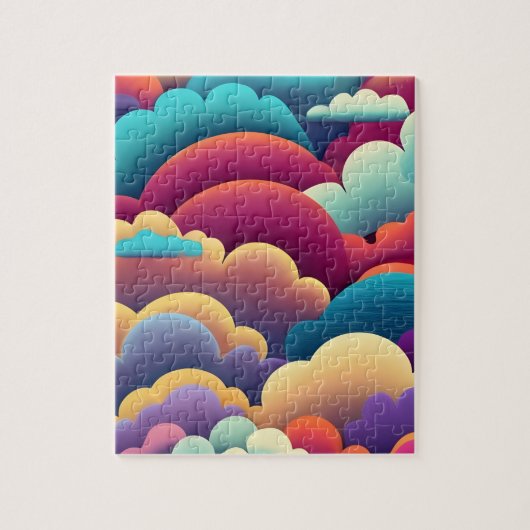 Technicolor Overcast - Puzzle ジグソーパズル (縦)