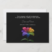 🌈 Technicolor Vows Wedding 招待状 (裏面)