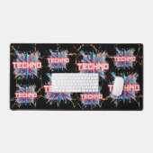 Techno デスクマット (キーボード&マウス)