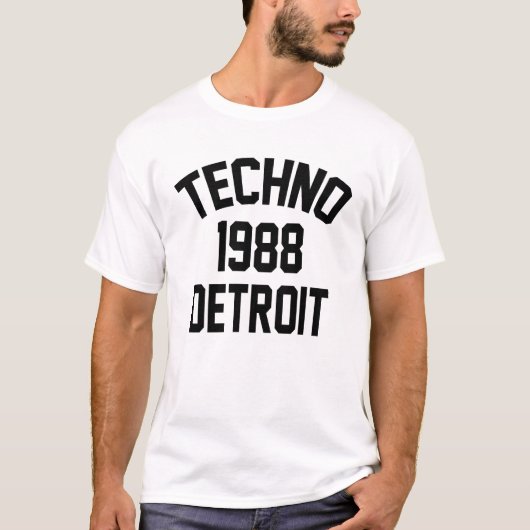 Techno 1988 Detroit Tシャツ (正面)