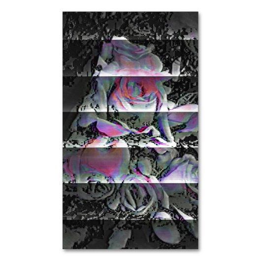 Techno Bouquet マグネット名刺 (正面縦)