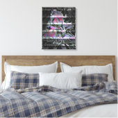 Techno Bouquet Canvas Print キャンバスプリント (インサイチュ (寝室))