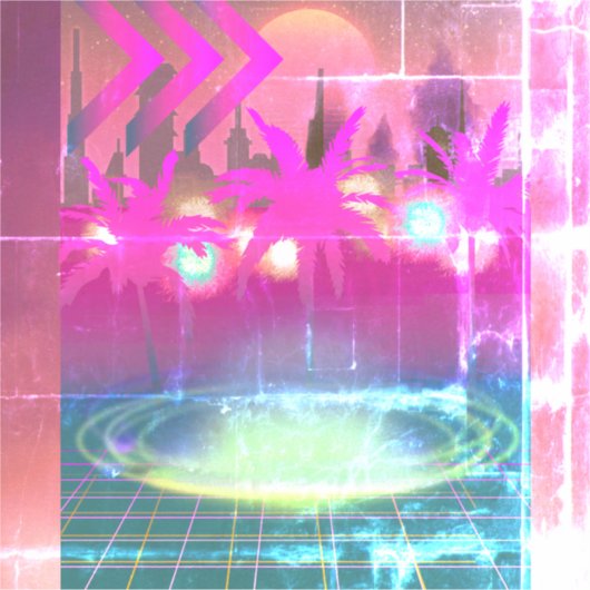 Techno City  シール (正面)