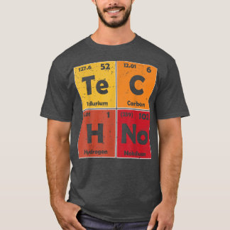 Techno Edm Chemistry Periodic Table Music Raver 29 Tシャツ