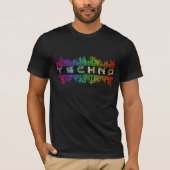 Techno Equalizer EDM Music Festival Tshirt Tシャツ (正面)