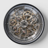 Techno geek quartz clock DIY 壁時計 (正面)