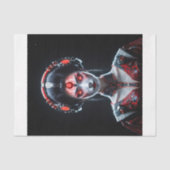 Techno Japanese cyborg Geisha  薄葉紙 (正面)