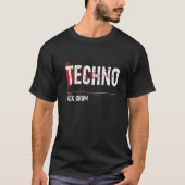 Techno Kick Drum Synthesizer Tシャツ (正面)