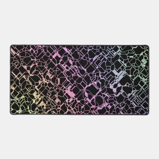 techno rainbo : デスクマット (正面)