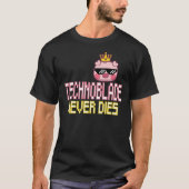 technobladeは決して子供Tシャツを死なない Tシャツ (正面)