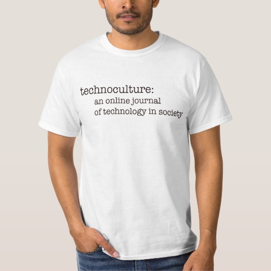 TechnocultureのTシャツ Tシャツ (正面)