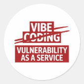 technology internet coding funny ラウンドシール (正面)