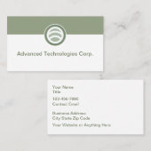 Technology Logo Business Cards Design 名刺 (正面/裏面)
