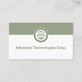 Technology Logo Business Cards Design 名刺 (正面)