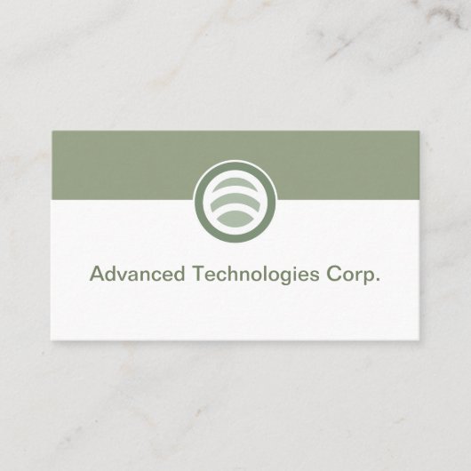 Technology Logo Business Cards Design 名刺 (正面)