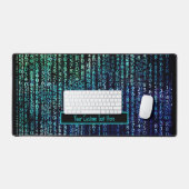 Technology Matrixバイナリコード デスクマット (キーボード&マウス)