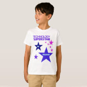 Technology Superstarシャツ子供へ Tシャツ (正面フル)