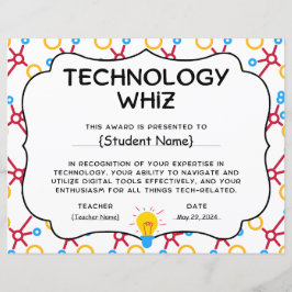 Technology Whaz学生認識賞