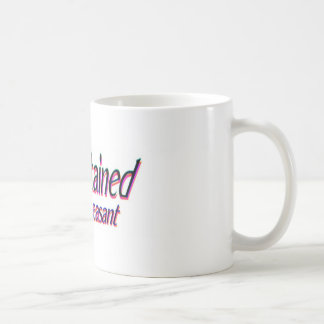 Technopeasantのピクセル汚されたマグ コーヒーマグカップ