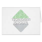 TechnoratiとIgnoratiバイナリカード (正面横)