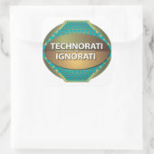 Technorati対Ignorati スクエアシール (バッグ)