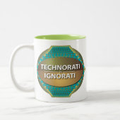 Technorati対Ignorati ツートーンマグカップ (左)