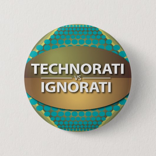 Technorati対Ignorati 缶バッジ (正面)
