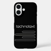 Technotext Techno Text Logo Case-Mate iPhoneケース (裏面)