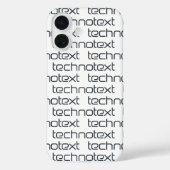 Technotext Techno Text Logo Case-Mate iPhoneケース (裏面)