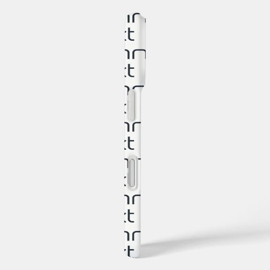 Technotext Techno Text Logo Case-Mate iPhoneケース (裏面 / 右)