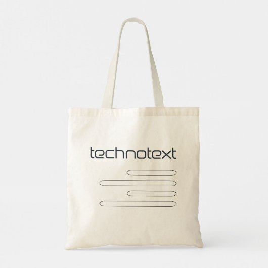 Technotext Tote Bag トートバッグ (裏面)