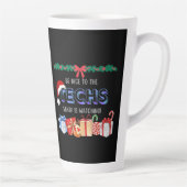 Techs Santaが見ている カフェラテマグ (右)