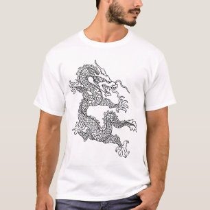 Techstylesのドラゴンのティー Tシャツ