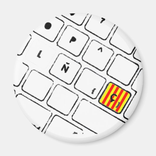 Teclat Ç マグネット (正面)