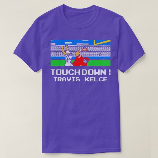 Tecmo Travis Kelceタッチダウン Tシャツ (デザイン正面)